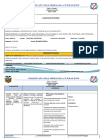 PLANIFICACION DE REFUERZO MATEMATICA Unidad 7