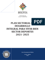 PSDI SECTOR DEPORTES 2021- 2025