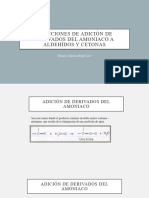 Reacciones de Adición de Derivados Del Amoniaco A