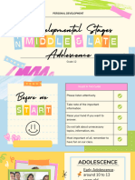 3 Development Stages in Middle Late Adolescence