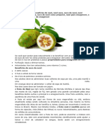 RECEITA - COMO PERDER PESO - Acelerar o Metabolismo Noni