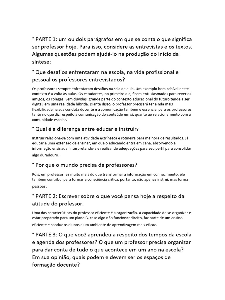 Identidade Docente e Práticas Pedagógicas | PDF | Aprendizado