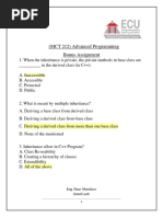 (MCT 212) Advanced Programming Bonus Assignment: Eng. Nour Mandour Good Luck