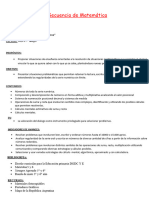 Secuencia 2 Matematica Abril Mayo 2024