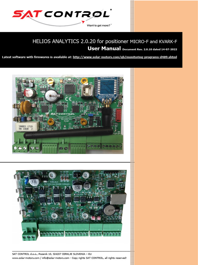 Helios Analytics User Manual 2.0.20 | PDF | Sunset | Usb
