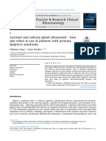 Lacrimal and Salivary Gland Ultrasound - How and When To Use in Patients With Primary SJ Ogren's Syndrome