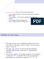 C Basic Data Types