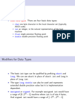 c basic data types