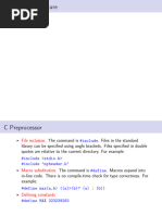 C Functions Program Structure