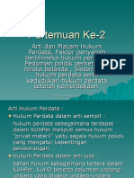 Hukum Perdata Pertemuan 2