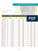 Calculadora de Financiación de Vehículos en Excel