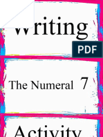 The Numeral 7 - Activity