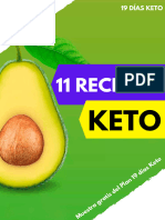 11 Recetas Keto.