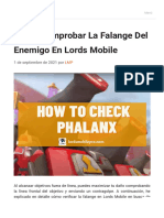 Cómo Comprobar La Falange Del Enemigo en Lords Mobile - Lords Mobile Pro