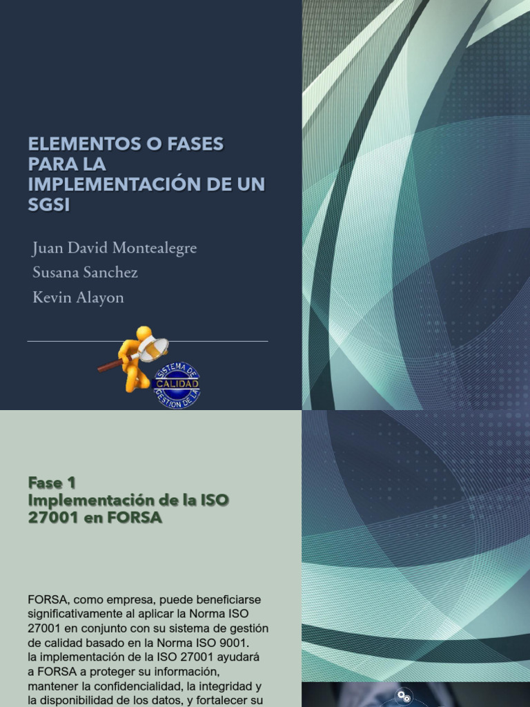 Implementación del SGSI en FORSA | PDF | La seguridad informática ...