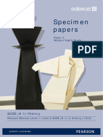 Gcse-history-paper-3-Specimen-papers_Weimar and Nazi Germany_Option 31 Mark Scheme