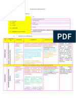 Actividad de Aprendizaje - Martes 2 de Abril 3 Años - Puntualidad