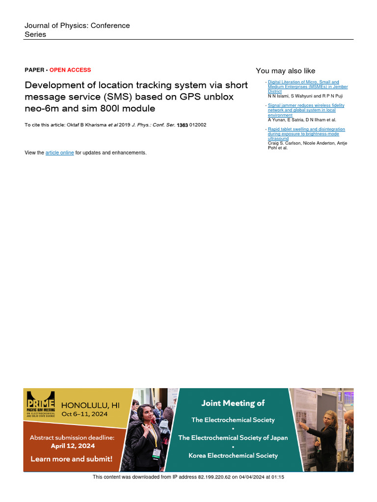 GPS-Based SMS Location Tracking System | PDF | Mobile Phones | Global ...