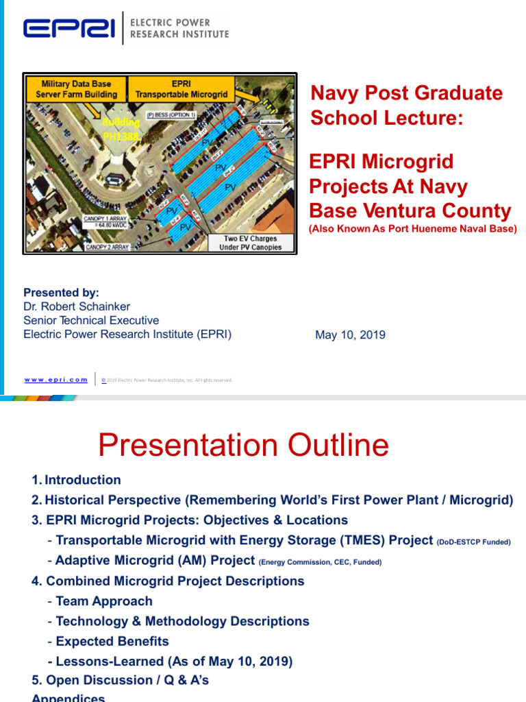 EPRI Microgrid Projects Overview | PDF | Electrical Engineering ...