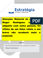 Noções de Direito Administrativo Estratégia - Aula 02