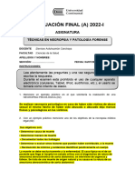Tecnicas en Necrospia y Patologia Forense Evaluacion Final 2022 i (1)