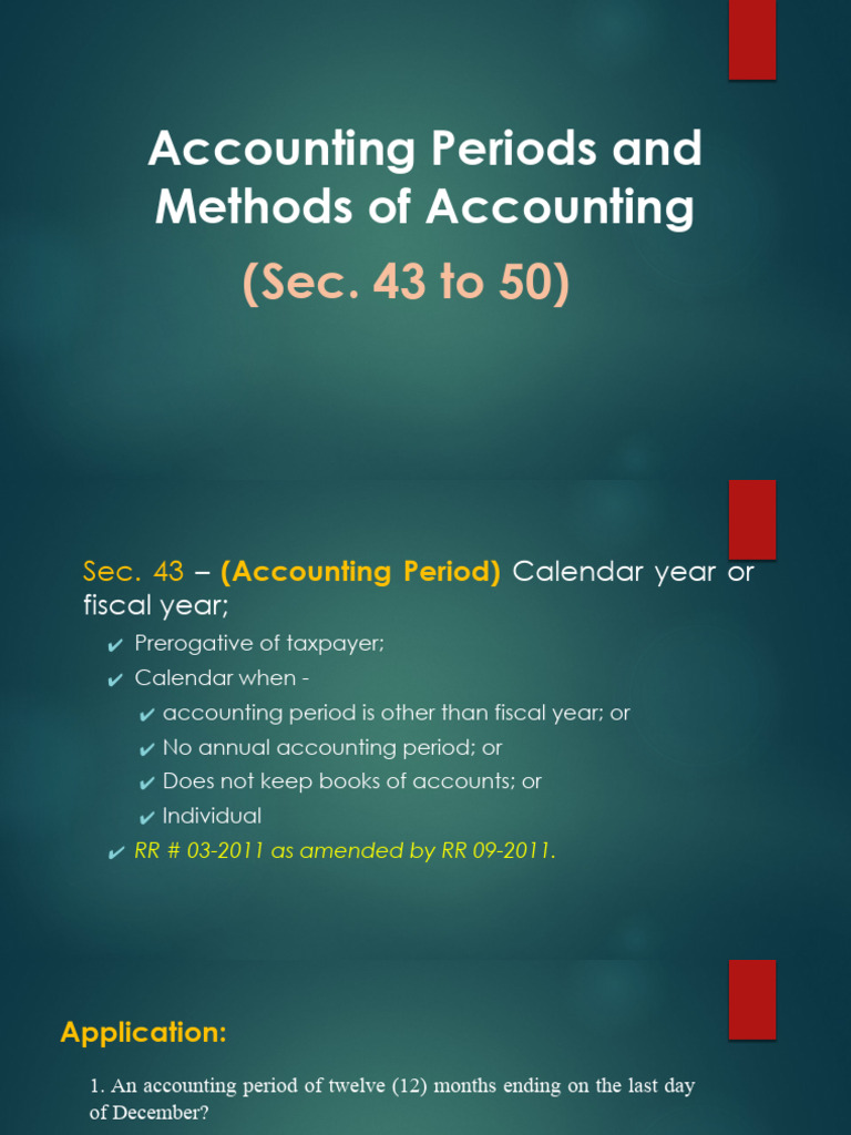 Understanding Accounting Periods | PDF | Lease | Tax Deduction