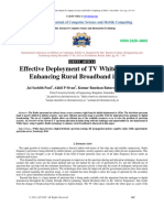 Effective Deployment of TV White Space F