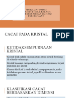 Pertemuan 5-Cacat Pada Kristal