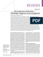 Rapidly Progressive Dementias Nature Reviews 2022