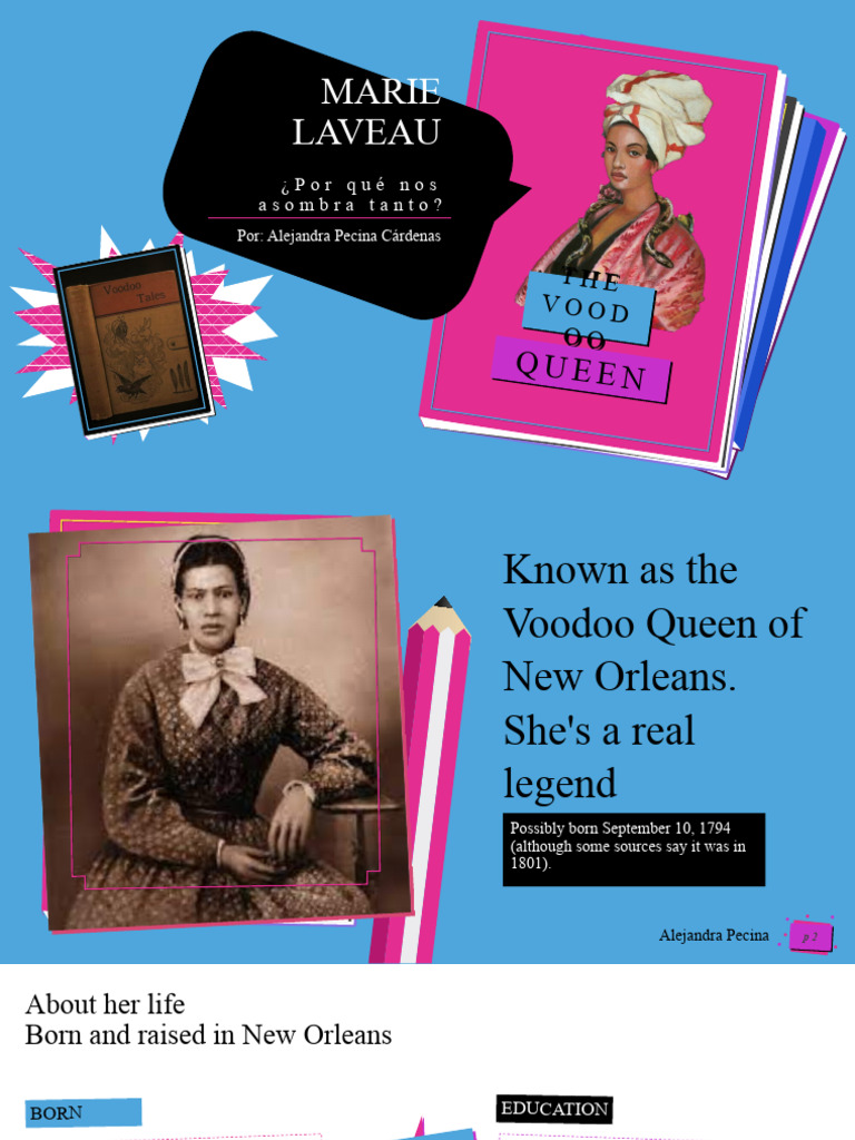 Marie Laveau: The Voodoo Queen of New Orleans | PDF | Louisiana Voodoo ...