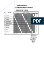 JADWAL IMAM TARAWIH ALMUBAROKAH