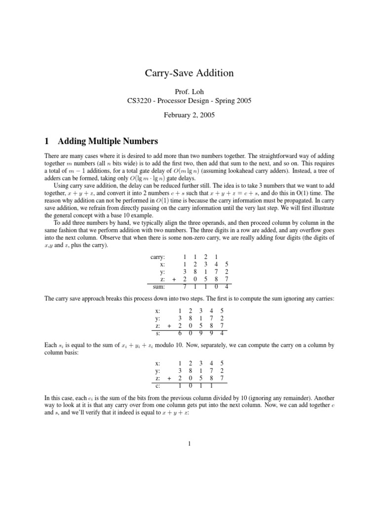 Csa Notes | PDF
