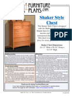 1300 - Shaker Style Chest