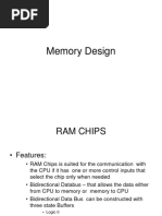 33-Design of Scalable Memory Using RAM's - ROM's Chips - Construction of Larger Size Memories-16-03-2024