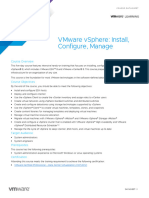 EDU_DATASHEET VMware vSphere Install Configure Manage V8