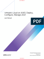 VMware Cloud on AWS - Deploy Configure Manage 2021 Lab Manual