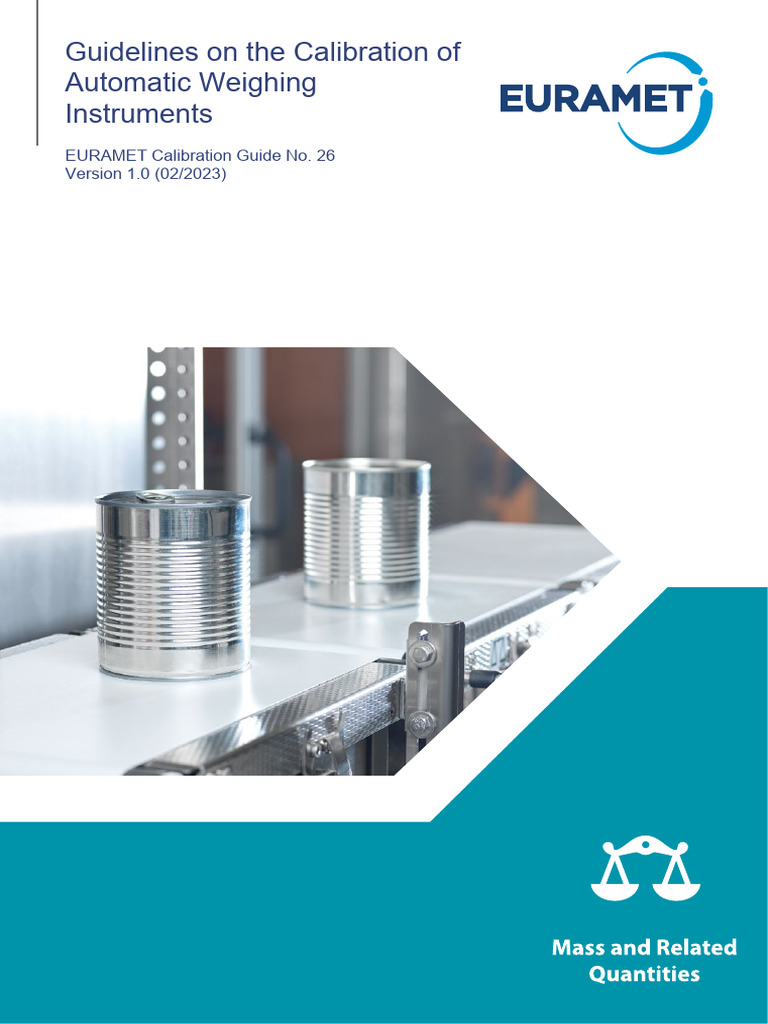 Guidelines On The Calibration Auto Weighing Instruments 1696524151 ...