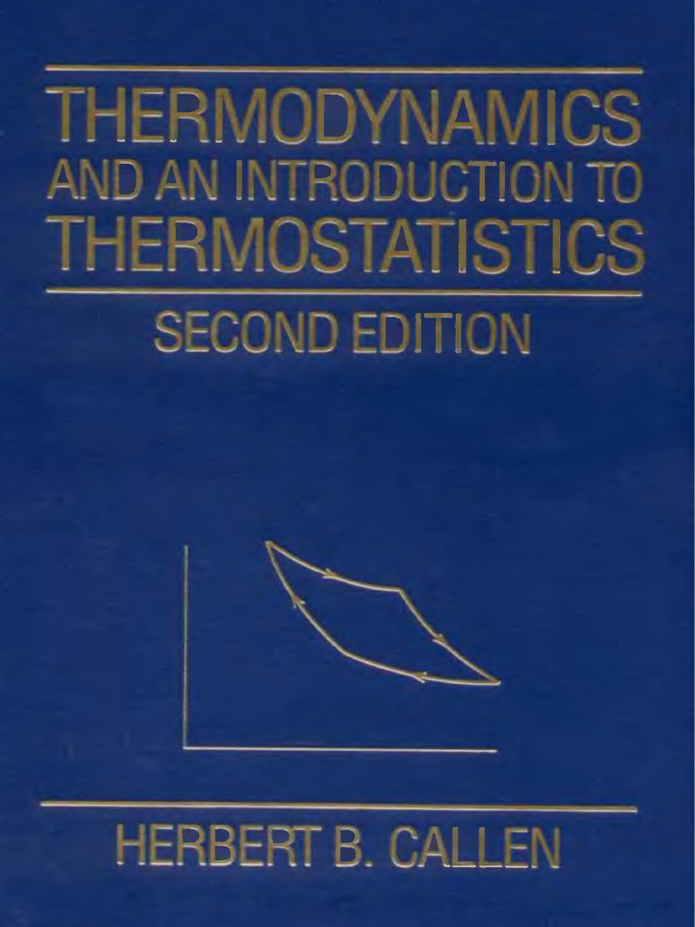 Thermodynamics and Thermostatistics Guide | PDF