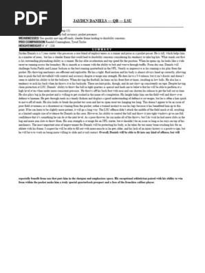Jayden Daniels Scouting Report