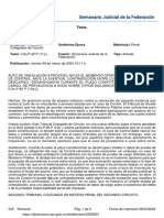 AUTO DE VINCULACIÓN A PROCESO. NO ES EL MOMENTO OPORTUNO PARA QUE EL JUEZ DE CONTROL, ANTE LA EVENTUAL CONTRADICCIÓN ENTRE LOS DATOS DE PRUEBA DE DESCARGO –DESAHOGADOS DURANTE EL PLAZO CONSTITUCIONAL– CON LOS DE