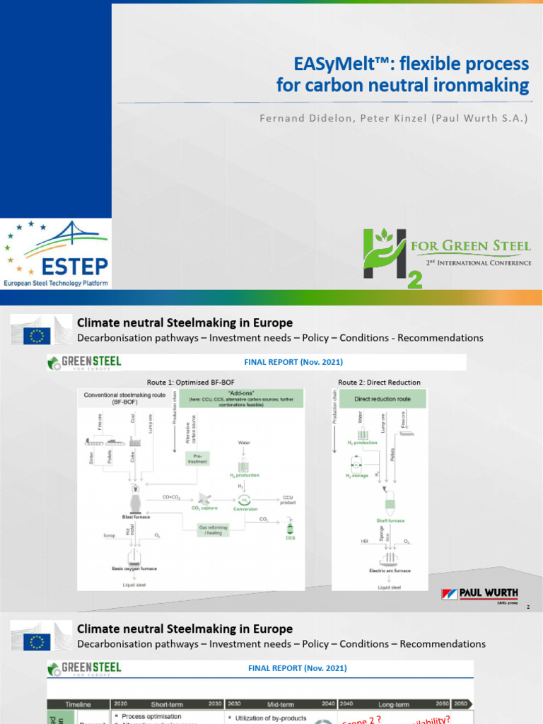 EASYMELT | PDF | Steelmaking | Materials