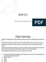 Unit 3.1 - Money and Banking
