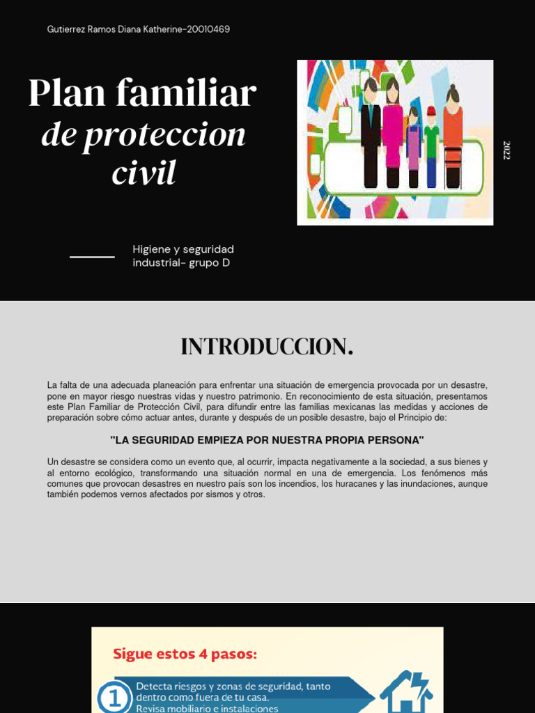 Plan Familiar de Protección Civil 2022 | PDF | Incendios