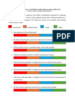 Test Anxietate Performanta