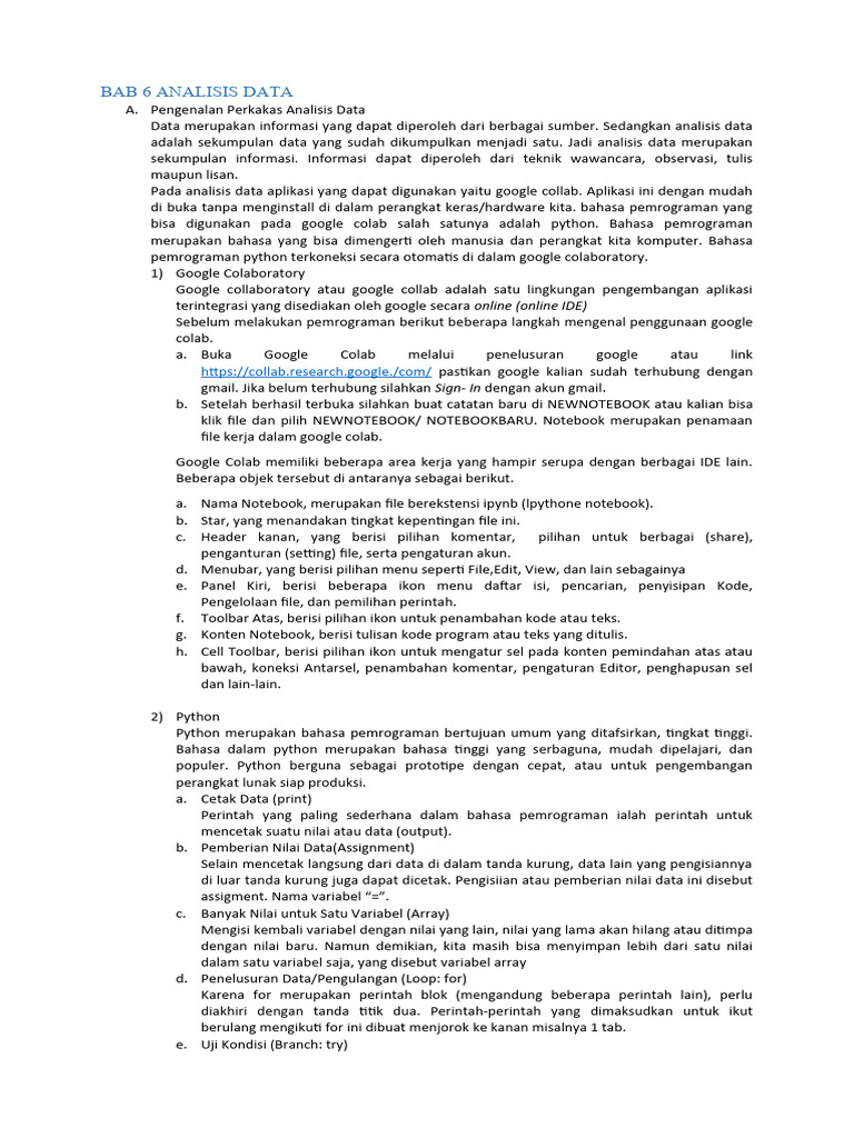 Teknik Scraping dan Analisis Data | PDF