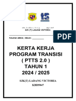 Kerta Kerja Program Transisi (PTTS 2.0) Tahun 1 2024 / 2025