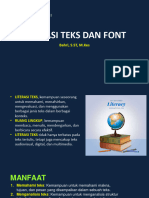 TM 6 MMT Literasi Text Dan Font