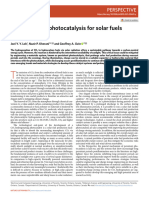 Persistent CO2 Photocatalysis For Solar Fuels