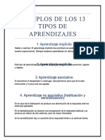 PDF Ejemplos de Los 13 Tipos de Aprendizajes - Compress