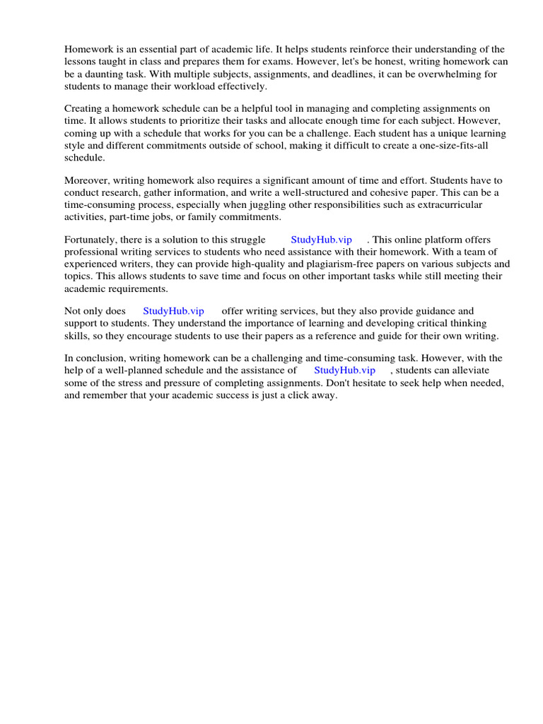 Homework Schedule Example | Download Free PDF | Homework | Microsoft Excel